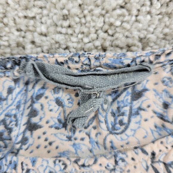 Don't Ask Why Tank Top Womens S Paisley Side Tied Closure Boat Neck Sleeveless‎ - Picture 12 of 12